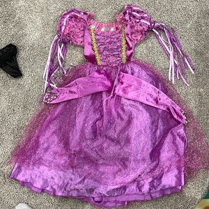 Rapunzel costume. Comes with arm covers as shown in pic.